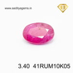 Natural Ruby Mozambique - 3.40 Carat