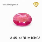 Natural Ruby Mozambique - 3.45 Carat
