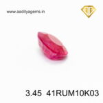 Natural Ruby Mozambique - 3.45 Carat - Image 2