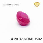 Natural Ruby Mozambique - 4.20 Carat - Image 2