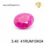 Natural Ruby Mozambique - 3.40 Carat