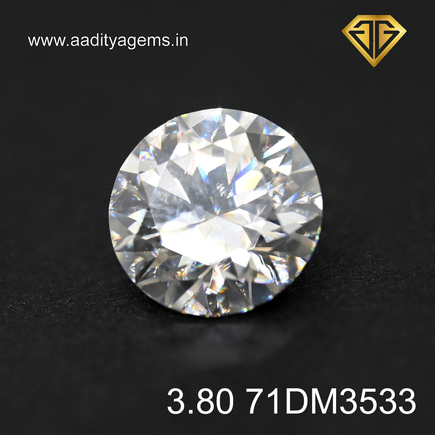 3_80-1 Monjonight - 3.80 Carat - Image 1